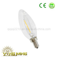 Lámpara del filamento de la luz LED del trabajo de C35 1W E14 220V con el CE RoHS